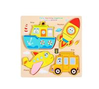 ZEPFJHE Educational Wooden Animal Puzzle Game Board Toy for Toddler Cognitive Skill Development Kids Early Learning Activity Toy Educational Puzzle