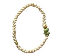 ZEPFJHE Elastic Pear Beaded Resin Materials Stackable Jewelry for Everyday Wear Trendy Layering Look Stylish Elastic Stackable for Women