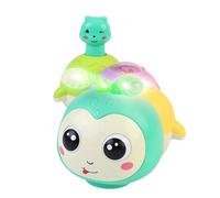 ZEPFJHE Electric Caterpillars Educational Robot Toy with Obstacle Avoidance and Safe Activity Toy for Toddler Crawling Learning Sensory Obstacle Avoidance