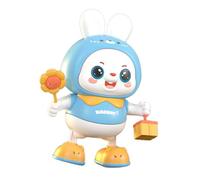 ZEPFJHE Electric Dancing Rabbits Toy with Music Light and 48 Songs for Baby Crawling Development Early Educational Activity Toy Dancing Rabbits Toy
