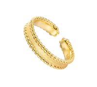 ZEPFJHE Elegant Adjustable Open Rings Fashionable Adjustable Rings Accessory With Floral Designs For Every Occasion Sophisticated Business