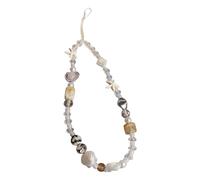 ZEPFJHE Elegant Beaded Keychain Pendant Chain Strap Fashion Cellphone Rope Women Telephone Lanyard Jewelry Skin Friendly Phone Cord