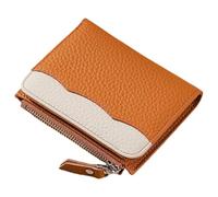 ZEPFJHE Elegant Ladies' Small Wallet with Blocking Portable Money Bag Eye Catching PU Leather Card Holder for Women
