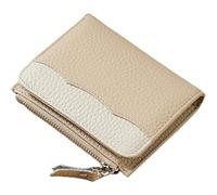 ZEPFJHE Elegant Ladies' Small Wallet with Blocking Portable Money Bag Eye Catching PU Leather Card Holder for Women