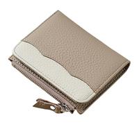 ZEPFJHE Elegant Ladies' Small Wallet with Blocking Portable Money Bag Eye Catching PU Leather Card Holder for Women