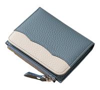 ZEPFJHE Elegant Ladies' Small Wallet with Blocking Portable Money Bag Eye Catching PU Leather Card Holder for Women