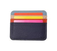 ZEPFJHE Elegant Leather Card Case Functional and Fashionable Coin Purse Compact Organized Wallet for Daily Use