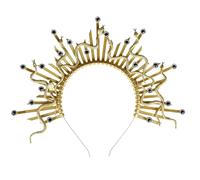 ZEPFJHE Elegant Punk Snake Headpiece Cosplay Headband Party Headwear For Artistic Performers And Fashion Enthusiasts Resin Gothic Headband