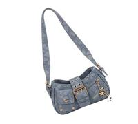 ZEPFJHE Elegant Structured Top Handle Bag Premium Shoulder Bags PU Leather Handbag Multi Compartment Design Crossbody Purse Practical Women's Purse