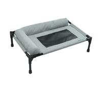 ZEPFJHE Elevated Pet Bed With Pillow Chew Resistant Design Breathable Net Washable Covers Dog Cot Hammock Indoor And Outdoor Use Dog Cot With Removable Washable Cover