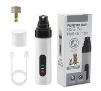 ZEPFJHE Ergonomic Electric Pet Nails Grinder Rechargeable 2 Mode Quiet Nails Trimmer For Small To Large Cats And Puppies Electric Pet Nail Grinder