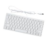 ZEPFJHE Ergonomic USB Wireds Miniature Keyboards 78 Key For Efficient Typing On Laptops And Desktops