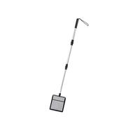 ZEPFJHE Extendable Stainless Steel Waste Shovel 3 Adjustable Heights For Sand Litter & Garden Maintenance Tasks Cats Waste Shovel