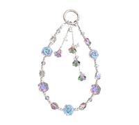 ZEPFJHE Eye Catching Chain Handmade Beaded Cellphone Lanyard For Women Girls Telephone Strap Jewelry Drop-resistant Quick Install Phone Pendant Accessory