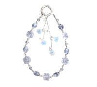 ZEPFJHE Eye Catching Chain Handmade Beaded Cellphone Lanyard For Women Girls Telephone Strap Jewelry Drop-resistant Quick Install Phone Pendant Accessory