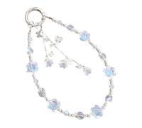 ZEPFJHE Eye Catching Chain Handmade Beaded Cellphone Lanyard For Women Girls Telephone Strap Jewelry Drop-resistant Quick Install Phone Pendant Accessory