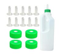 ZEPFJHE Farm Animals Nursing Bottle with Measuring Scale Leakproof Livestock Feeding for Calves Piggy Lambs Animal Nursing