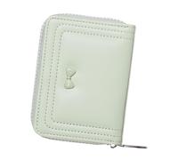 ZEPFJHE Fashion Wallet Small Compact Wallet Women Short PU Leather Bifolds Wallets Credit Card Holder Simple Clutches Purse Ladies Purse Money Bag