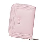 ZEPFJHE Fashion Wallet Small Compact Wallet Women Short PU Leather Bifolds Wallets Credit Card Holder Simple Clutches Purse Ladies Purse Money Bag