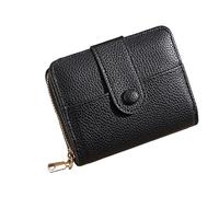 ZEPFJHE Fashion Wallet Stylish Coin Bags Large Capacity Wallet PU Leather Change Purse Solid Color Short Purse with Card Holder