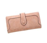 ZEPFJHE Fashion Women Lady PU Leather Matte Wallet Long Card Holder Phone Bag for Case Purse Handbags