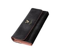 ZEPFJHE Fashion Womens Wallet Long Ladies Bag Phone Wallets Purses for Woman PU Leather Card Holder for Girls