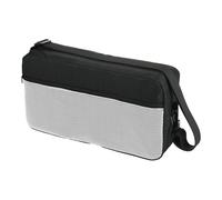 ZEPFJHE Fashionable Black and Silver Pickleballs Storage Bag Large Capacity Multiple Compartment Organization for Sport Gears Adjust Strap Meshes Bag