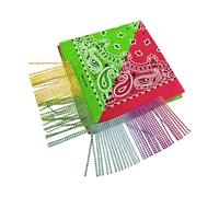 ZEPFJHE Fashionable Headscarf Street Dance Bandana Scarf With Skull/Unique Pattern Soft Fabric For Music Festival Enthusiasts Music Festival Headwear
