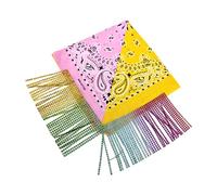 ZEPFJHE Fashionable Headscarf Street Dance Bandana Scarf With Skull/Unique Pattern Soft Fabric For Music Festival Enthusiasts Music Festival Headwear
