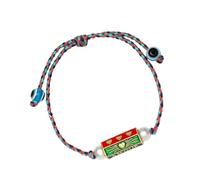 ZEPFJHE Fashionable Luck Eye Heart Letter Charm With Adjustable Braided Rope And Glaze Designs For Daily Handmade