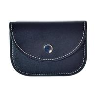 ZEPFJHE Fashionable Short Coin Purse PU Leather Wallet Small Bag for Women Card Holder Sleeve with Button Holiday