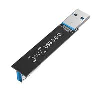 ZEPFJHE Fast Speed USB3.0 D Extender Board Male To Female Adapter 90 Degree For PC Connection And General Use Applications USB Converter