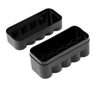ZEPFJHE Film Preservation Case 120 Film Case for 5Roll/10Roll Holder Solid ABS Storage Box with Protections Black Organizers