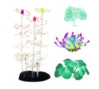 ZEPFJHE Fish Tanks Aquascapes Set Simulation Water Plant Corals Ornaments Undersea For Naturalistic Tanks Bettas Fish Decoration