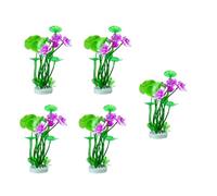 ZEPFJHE Fish Tanks Artificial Lotuses Simulation Landscape Large Plant FishTank Landscaping Fish Tanks Water