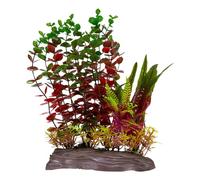 ZEPFJHE Fishtanks Decoration Realistic Green Plant With Base Natural Lookings Life Like Water Grass For Home Aquariums Ornament Aquariums Water Plant