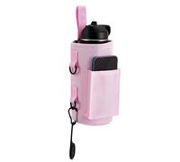 ZEPFJHE Fitness Water Bottle Bag 900D Oxford Fabric with Adjustable Strap & Multiple Pockets Bottle Holder