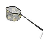 ZEPFJHE Flexible Fishing Landing Net with Pliable Frame and Slip Resistant Telescopic Grip for Consistent Fish Seize Lure Landing Net