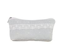 ZEPFJHE Floral Print Canvas Pencil Bag Large Capacity Pen for School Supplies Portable Case for Students Storage Bag Floral Print Portable Pouch Box