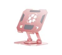 ZEPFJHE Foldable Double Axises Adjustable 360 Rotating Desktop Tablets Stand with AntiSlip Base for Phones and Pad Up to 13 Inches Foldable Tablets Stand for Pad Air