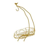 ZEPFJHE Functional Iron Fruit Bowl Space Efficient Iron Fruit Holders Stable Basket for Modern Nordic Kitchens Scandinavian Designs Centerpieces