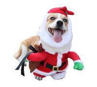 ZEPFJHE Funny Festival Theme Dog Costume Comfortable Polyester Pet Outfit For Halloween Christmas New Year Parties Activity Dog Costume For Festival