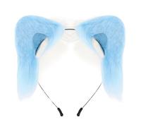 ZEPFJHE Furry Plush Cats Ears Hairhoop Soft Handmade Hair Styling Accessory For Halloween Roleplay Party Costume Event Gathering