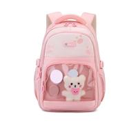 ZEPFJHE Girls Transparent Backpack Oxford Fabric School Bag With Comfortable Shoulder Straps For Teenagers Books And Stationery Girls Cartoon Backpack With Organizer