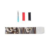 ZEPFJHE Gold Foil Fabric Keyboard Lanyard Keyboard Strap Offer Durability And Ergonomic For Daily Use Ribbon Rope Keycaps