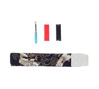 ZEPFJHE Gold Foil Fabric Keyboard Lanyard Keyboard Strap Offer Durability And Ergonomic For Daily Use Ribbon Rope Keycaps