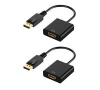 ZEPFJHE Gold Plate DisplayPort To HDMIs Converter For High Clearly Video And Sound Syncing HDMIs Connectors Plugs And Play