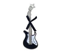 ZEPFJHE Guitar Hair Clip Fashionable Hairpin with Star Decoration Bowknots Hair Clips for Girls Retro Punk Ornaments