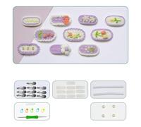 ZEPFJHE Hair Clips Kit-Crochet Hair Pins Baby Girls Knitted Hairgrips Handmade Hair Barrettes Crochet Kit-Gift