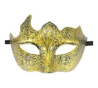 ZEPFJHE Halloween For Man Mardi Gras Half Face Carnivals Masquerades Party Halloween For Man Mardi Gras Masquerades Retro Half Face